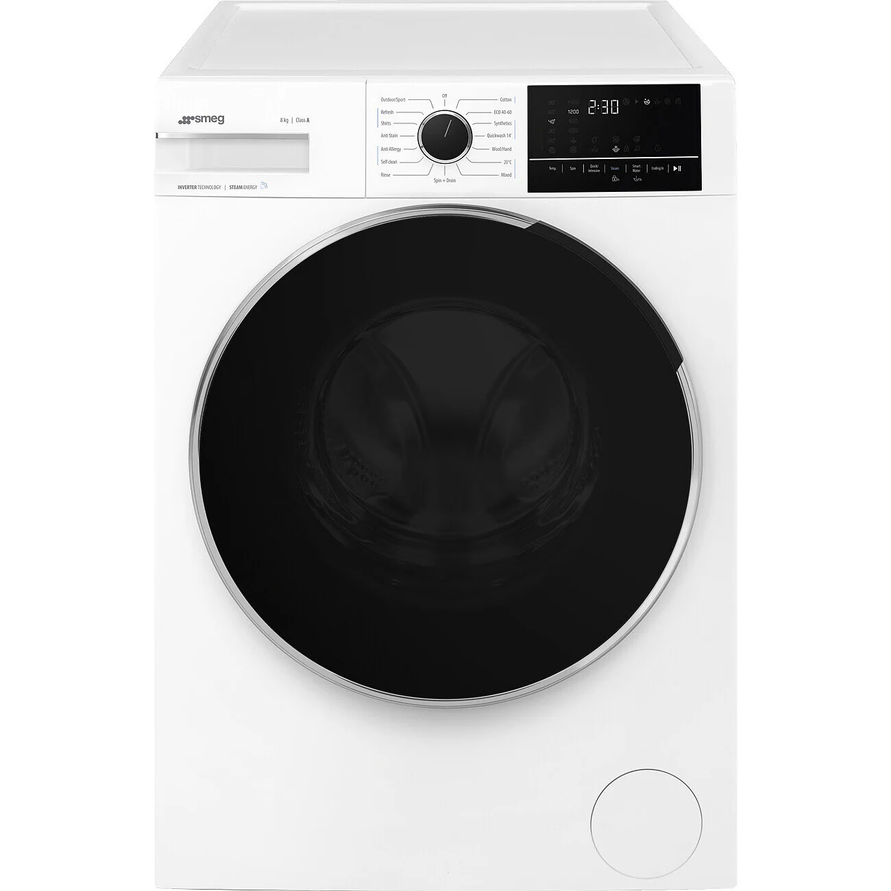 60cm 8kg White Freestanding Washing Machine - Image 8