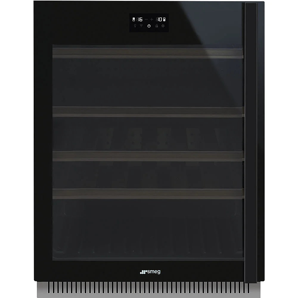 60cm Dolce Stil Novo U/C Wine Cooler with LH Hinge Eclipse Glass