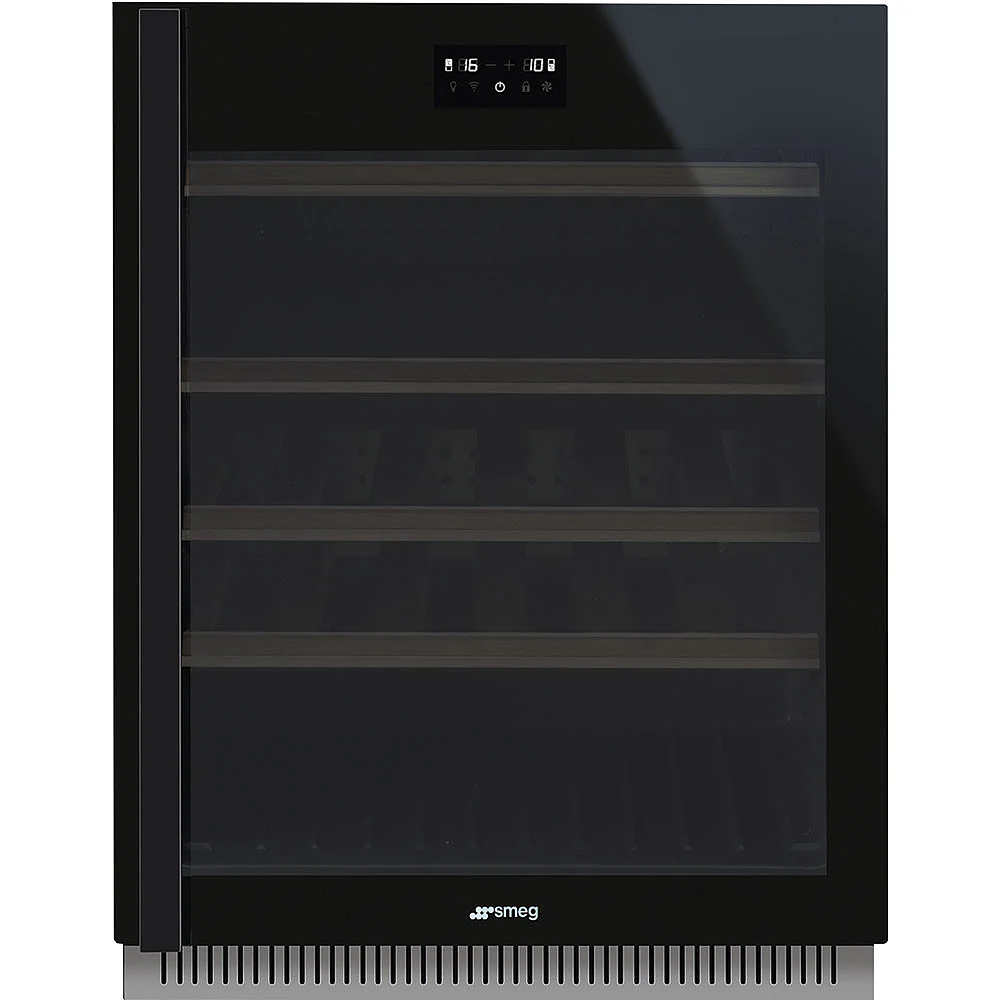 60cm Dolce Stil Novo U/C Wine Cooler with RH Hinge Eclipse Glass