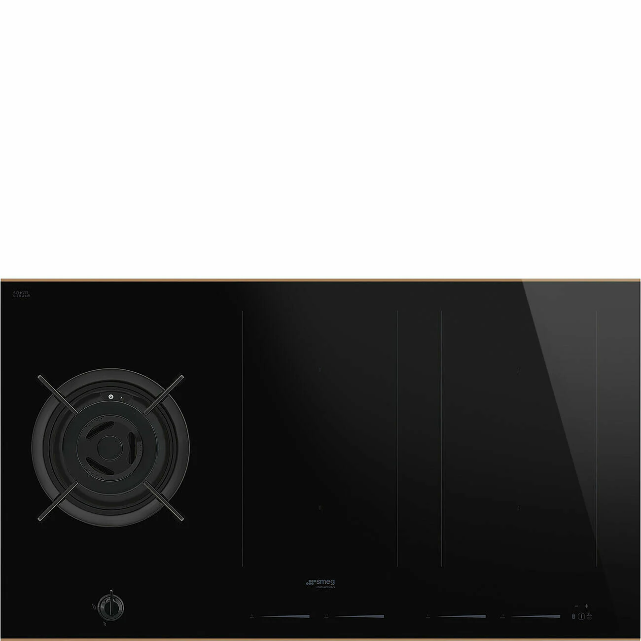 90cm Dolce Stil Novo mixed fuel Hob - Image 4