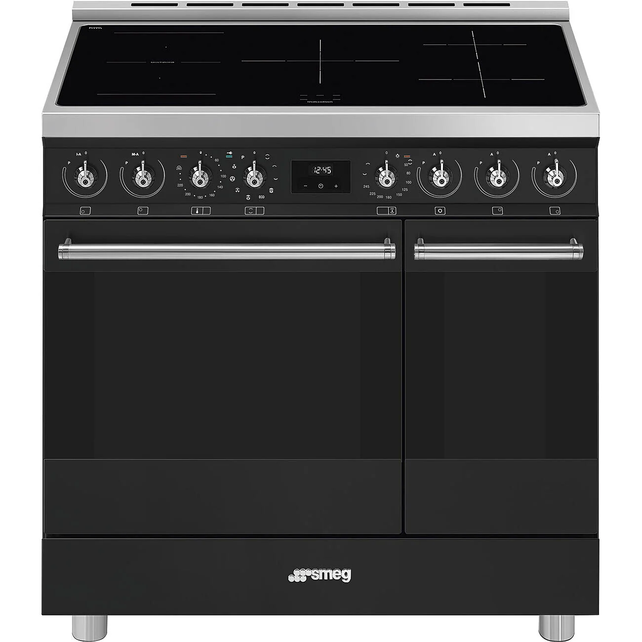 90cm Double Cavity Pyrolytic Cooker with Induction Hob - Image 10