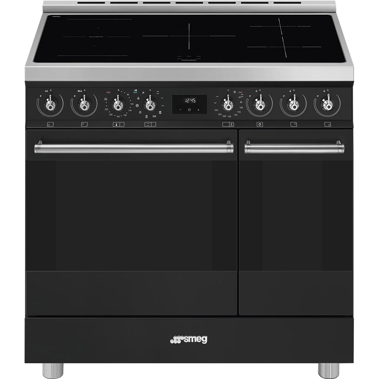 90cm Double Cavity Pyrolytic Cooker with Induction Hob - Image 14