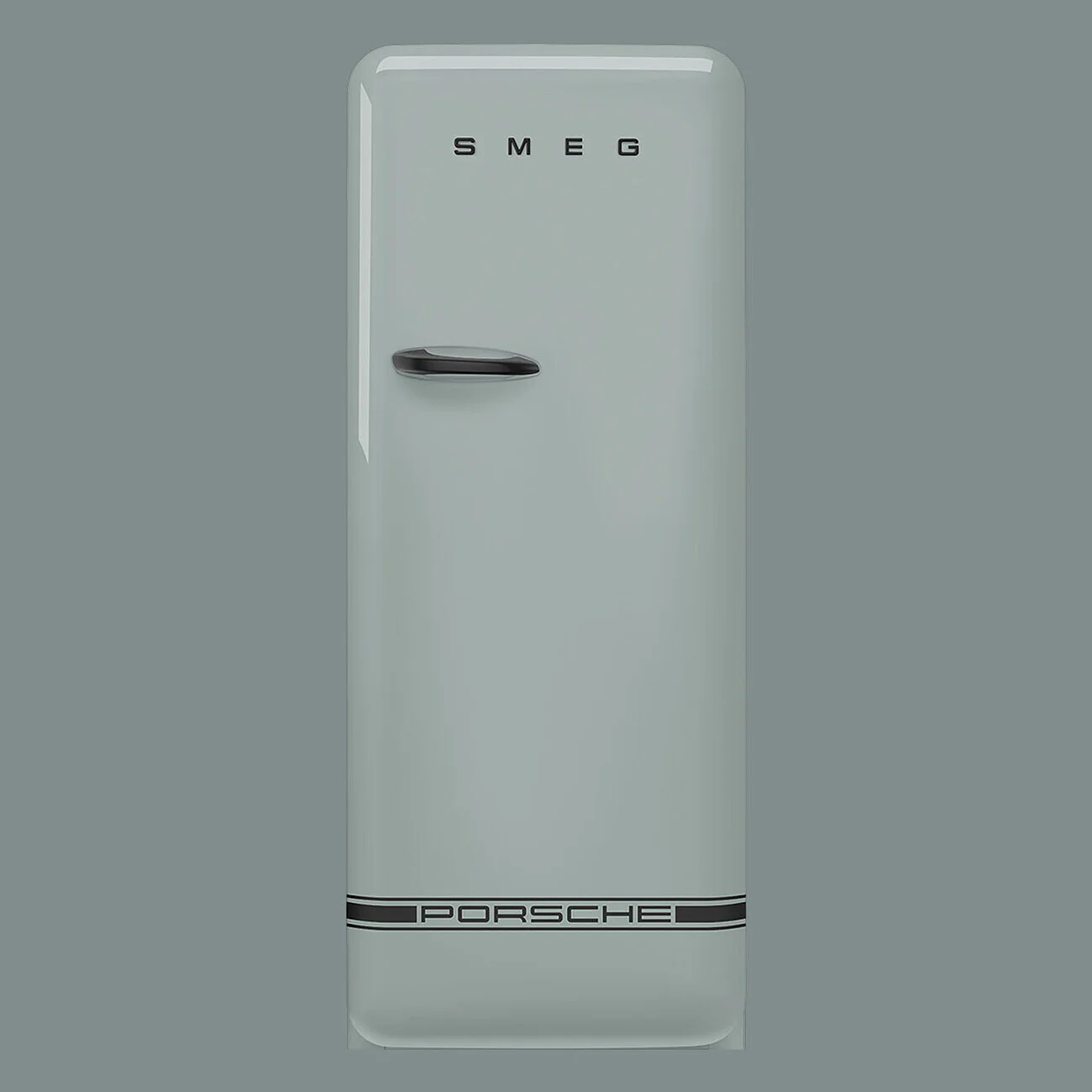 FAB28 60cm 50s Style Right Hand Hinge Fridge with Icebox in Porsche Shade Green - Image 4